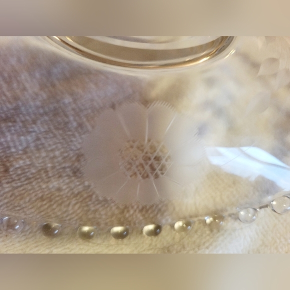 Hughes Cornflower Candlewick Dish - Picture 2 of 7